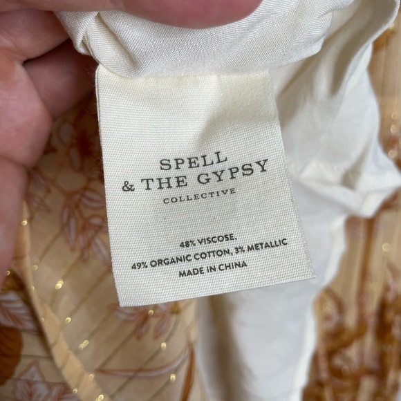 Spell & The Gypsy Collective | NWT Coco Lei Midi Skirt in Caramel Small - Picture 6 of 14